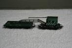 Marklin HO Kraan groen/witte streep+ laadwagon (7.18), Hobby en Vrije tijd, Modeltreinen | H0, Wisselstroom, Gebruikt, Wagon, Ophalen of Verzenden
