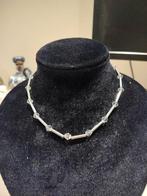 Vintage Italy Bella Ragazza ketting aurora borealis kristal, Sieraden, Tassen en Uiterlijk, Kettingen, Met kristal, Verzenden