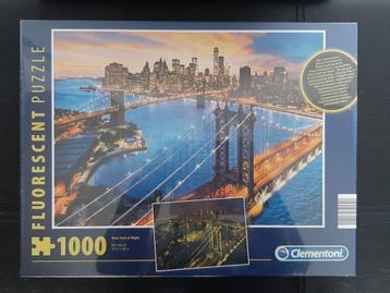 Fluoriserende puzzel 1000 stukjes  *NIEUW*   beschikbaar voor biedingen