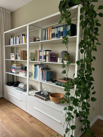 Witte Boekenkasten met Lades en Planken “Fjälkinge” IKEA beschikbaar voor biedingen
