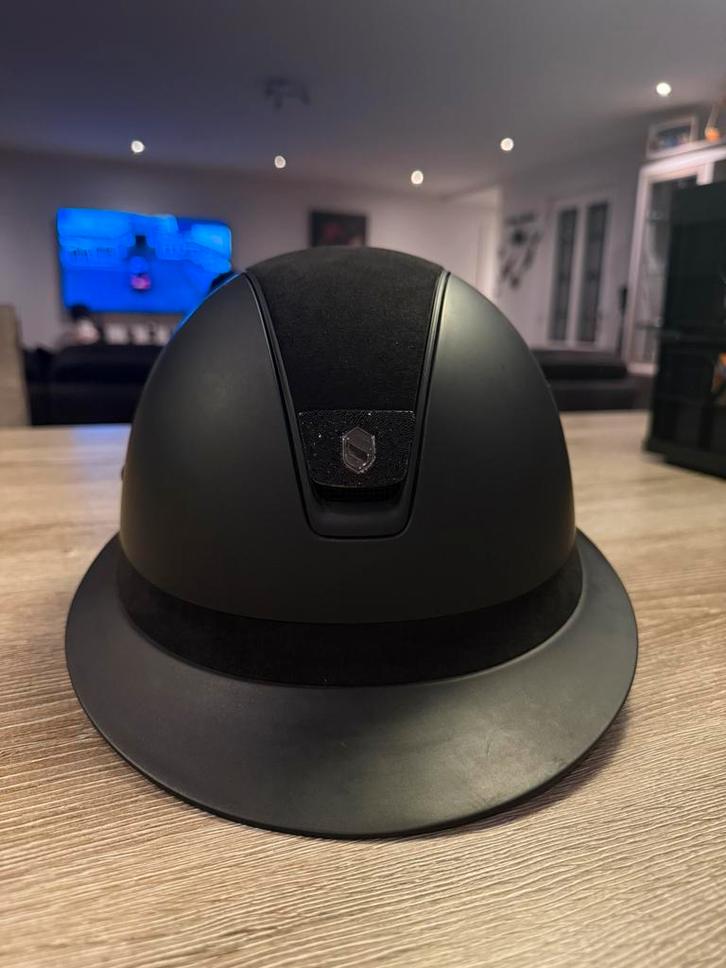 Samshield Miss shield cap, Shadowmatt black maat L, Dieren en Toebehoren, Paardrijkleding, Zo goed als nieuw, Cap, Dressuur, Ophalen of Verzenden