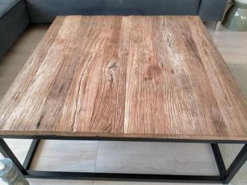 Loods 5 Salontafel - Robuust Hout & Metaal beschikbaar voor biedingen
