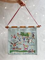 Vintage geborduurd wandkleed decoratie kinder / babykamer, -, -, Nieuw, Ophalen of Verzenden