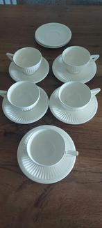 Empire Royal Creamware Theekopjes + Schotels, Antiek en Kunst, Antiek | Servies los, Ophalen of Verzenden