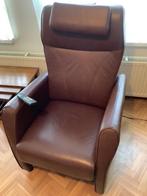 Lederen Prominent sta-op stoel, Huis en Inrichting, Stoelen, Ophalen, Gebruikt, Bruin, Leer