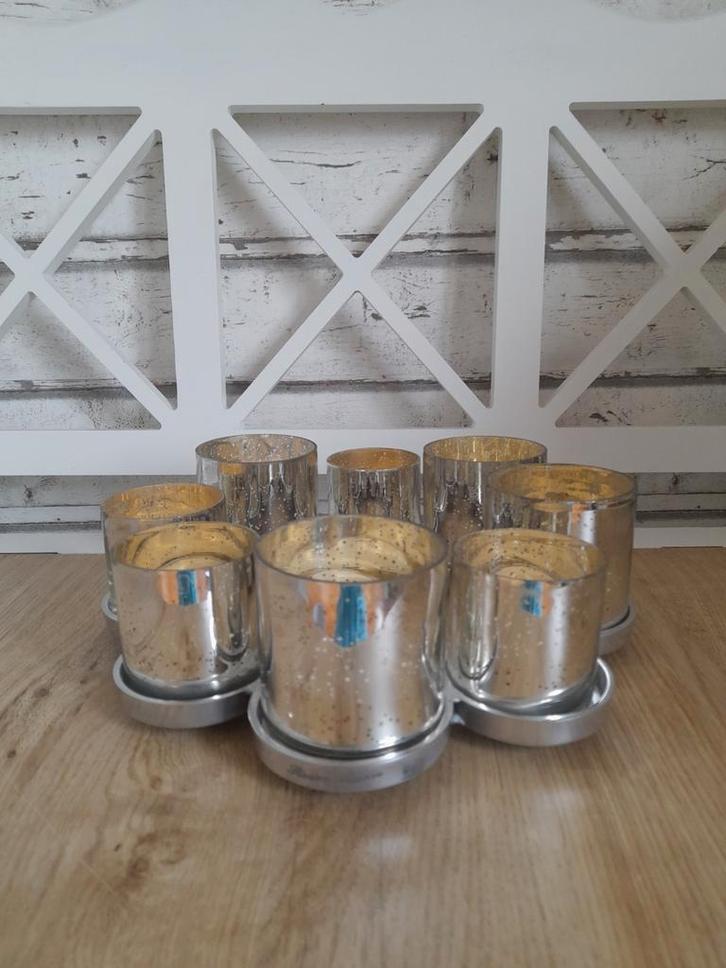 Ronde waxinelichthouders Acres riviera maison, Huis en Inrichting, Woonaccessoires | Kandelaars en Kaarsen, Overige materialen