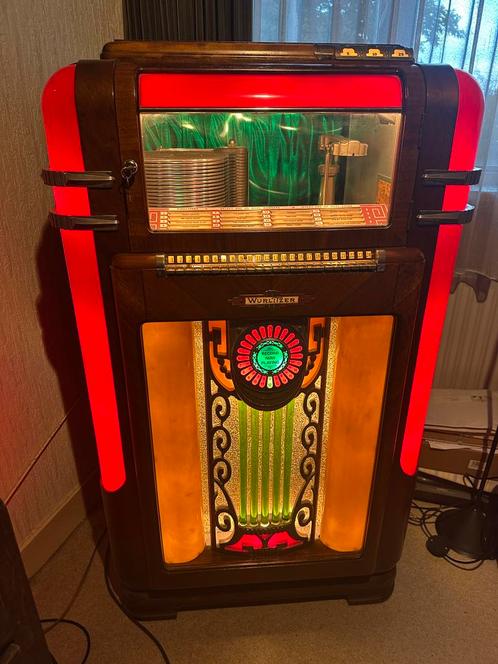 Prachtige Wurlitzer model 600 jukebox, Verzamelen, Automaten | Jukeboxen, Zo goed als nieuw, Wurlitzer, Voor 1950, Ophalen