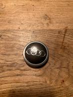 Audi zwart Naafkap Velg 60mm  Zilver/Chroomrand, Auto diversen, Wieldoppen, Ophalen of Verzenden, Gebruikt