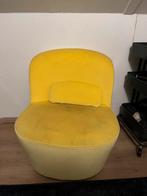 Gele retro stoel, Huis en Inrichting, Fauteuils, Ophalen of Verzenden, Gebruikt, 75 tot 100 cm
