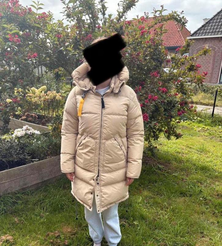 Parajumper dames jas, Kleding | Dames, Jassen | Winter, Zo goed als nieuw, Beige, Ophalen of Verzenden