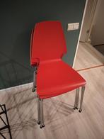 6 Stoelen met grijze kussens, Huis en Inrichting, Stoelen, Ophalen, Grijs