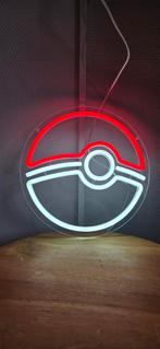 Pokéball LED Wandlamp Dimbaar - 26cm, Ophalen of Verzenden, Zo goed als nieuw, Kunststof