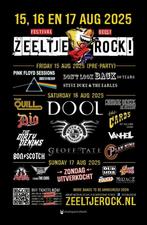 2 tickets festival Zeeltje Rock zaterdag 16 augustus, Tickets en Kaartjes, Concerten | Rock en Metal, Twee personen, Augustus