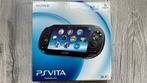 Sony PlayStation Vita PS Vita 1000 OLED WiFi met doos, Spelcomputers en Games, Ophalen of Verzenden, Zo goed als nieuw, Zwart