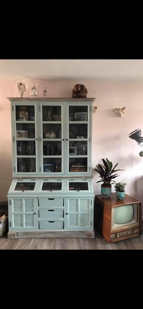 Buffetkast/Vitrinekast, Huis en Inrichting, Kasten | Buffetkasten, Gebruikt, 200 cm of meer, 100 tot 150 cm, 25 tot 50 cm, Met lade(s)