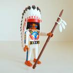 Playmobil indianen-opperhoofd 4589, Ophalen of Verzenden, Zo goed als nieuw, Complete set