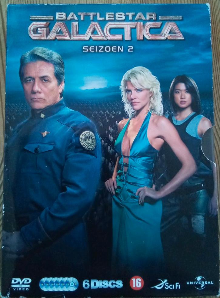 Battlestar Galactica Seizoen 2, Cd's en Dvd's, Dvd's | Tv en Series, Zo goed als nieuw, Science Fiction en Fantasy, Boxset, Vanaf 16 jaar