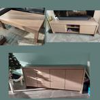 Zware houten meubelset: dressoir, salontafel, tv-meubel, Huis en Inrichting, Complete inboedels, Ophalen