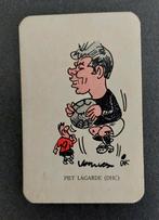 ONGENUMMERDE DIK KAART VAN PIET LAGARDE, Ophalen of Verzenden, Zo goed als nieuw, Buitenlandse clubs, Poster, Plaatje of Sticker