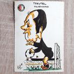Eddy Treytel Feyenoord karikatuur spelerskaart seizoen 1970., Verzenden, Zo goed als nieuw, Feyenoord, Spelerskaart