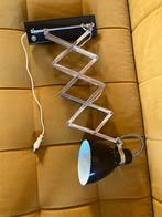 Retro schaarlamp / wandlamp, Ophalen of Verzenden, Gebruikt, Metaal