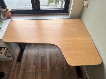 IKEA Hoek rechts bureau Verstelbaar bekant - afbeelding 1