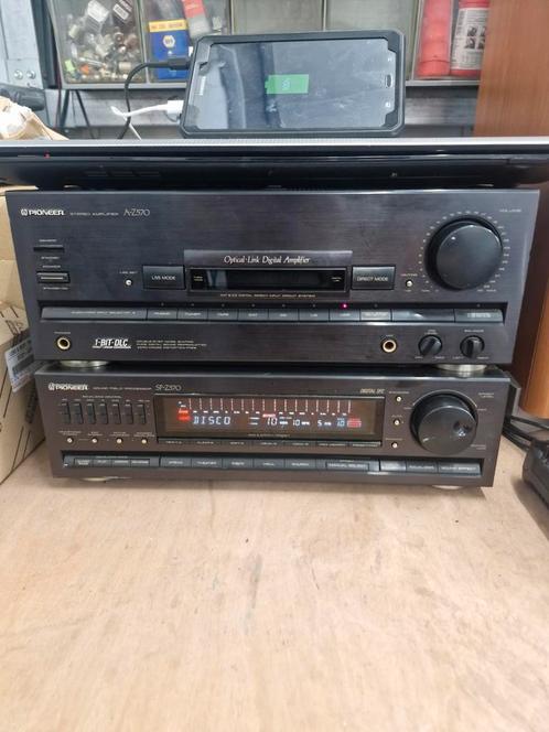 Pioneer az570 versterker en pioneer sp570 sound processor, Audio, Tv en Foto, Versterkers en Receivers, Gebruikt, Stereo, Pioneer