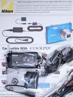 NIKON EH-62 EH-62G EH-62E Adapter COOLPIX S 4.2V 1.5A 6.3W, Ophalen of Verzenden, Nieuw