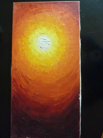 Vintage, Retro schilderij, olieverf, jaren 70, 1970 beschikbaar voor biedingen