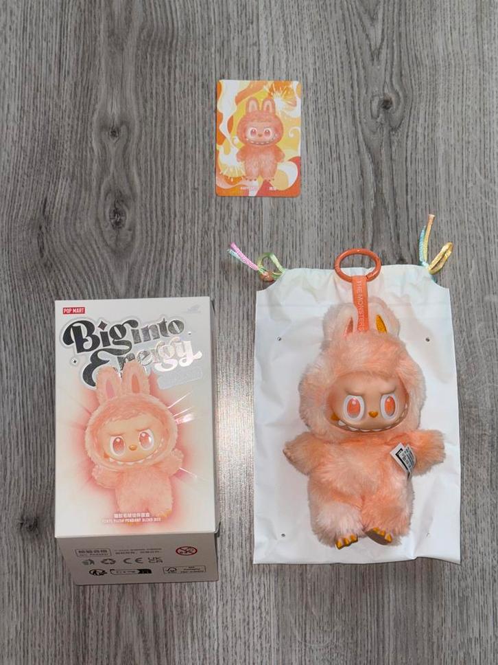 Labubu Happiness Big Into Energy, Verzamelen, Poppetjes en Figuurtjes, Nieuw, Ophalen of Verzenden
