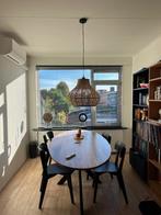 Eetkamertafel mangohout met stoelen, Huis en Inrichting, Tafels | Eettafels, Ophalen, 200 cm of meer, 50 tot 100 cm, Zo goed als nieuw