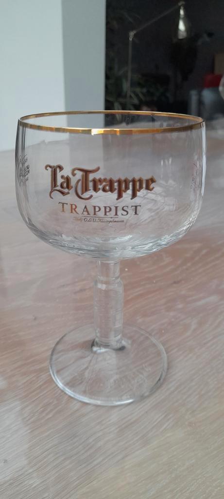 La Trappe Bierglas - Trappist Nieuw, Verzamelen, Biermerken, Zo goed als nieuw, Glas of Glazen, Ophalen of Verzenden