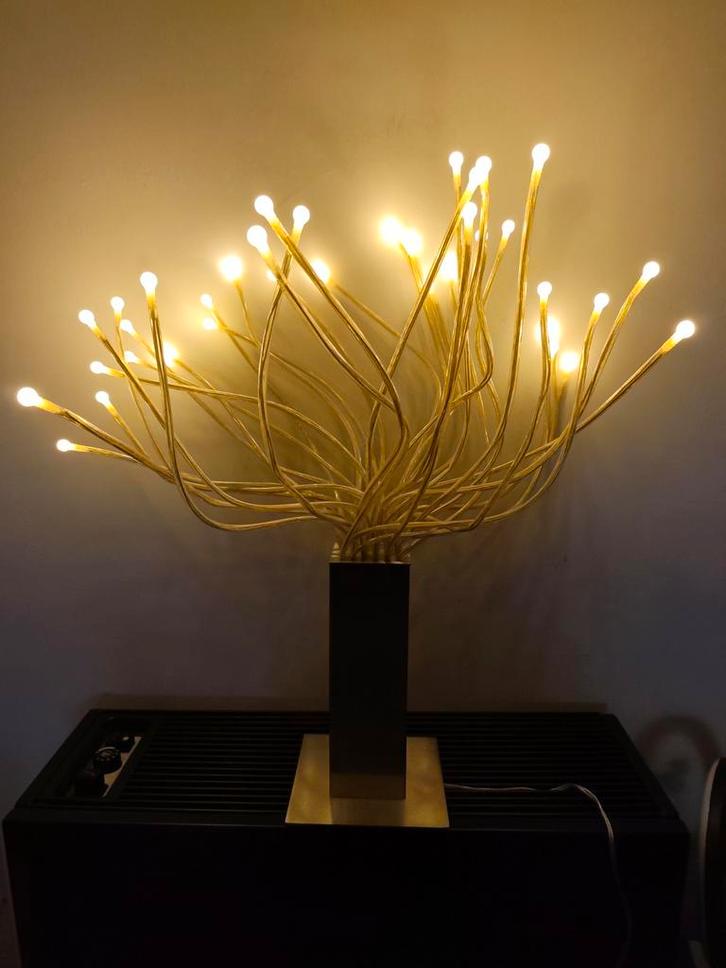 Ikea vintage Stranne/'Medusa' tafellamp, 70 cm hoog, Huis en Inrichting, Lampen | Tafellampen, Gebruikt, 50 tot 75 cm, Overige materialen