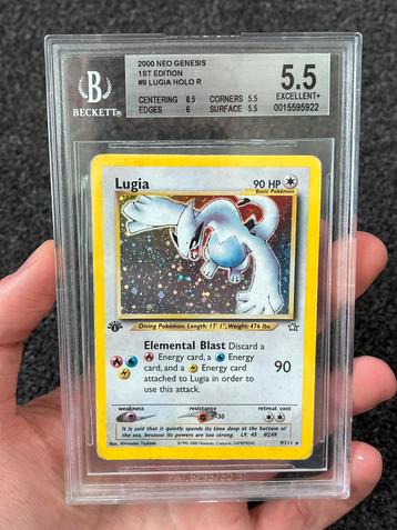 Pokémon BGS 5.5 1st edition Lugia #9 Neo Genesis series beschikbaar voor biedingen