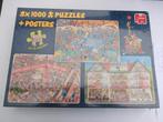 Jan van Gaasteren puzzel 3 x 1000 Nieuw geseald, Hobby en Vrije tijd, Denksport en Puzzels, Ophalen of Verzenden, Meer dan 1500 stukjes
