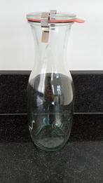 Glazen weckfles / sap- of wijnkaraf, Ophalen of Verzenden