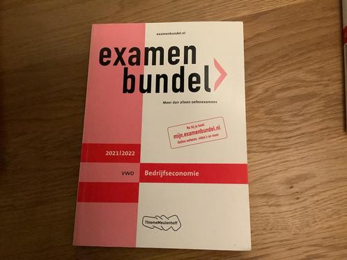 Examenbundel VWO Bedrijfseconomie 2021/2022, Boeken, Schoolboeken, Zo goed als nieuw, Nederlands, VWO, Ophalen of Verzenden