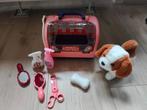 Hondje verzorgingsset, Kinderen en Baby's, Ophalen of Verzenden, Gebruikt, Overige typen, Met geluid