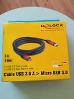 Delock usb 3.0A micro usb 3.0 nieuw, ...., Delock, Ophalen of Verzenden, Zo goed als nieuw