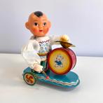 Jongentje met trommel | vintage opwindspeelgoed ‘70’s, Ophalen of Verzenden