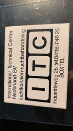 Sticker ITC Boxtel, Ophalen of Verzenden, Zo goed als nieuw, Bedrijf of Vereniging