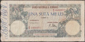 Roemenië 100.000 lei 1946 gebruikt p.58a (nr 46) beschikbaar voor biedingen