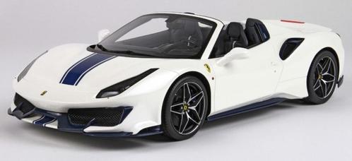 Ferrari 488 Pista Spider Wit 1:12 BBR1225A BBR PRE-ORDER, Hobby en Vrije tijd, Modelauto's | 1:5 tot 1:12, Nieuw, Auto, 1:9 t/m 1:12