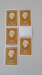 Postzegels Juliana Regina 1,50 gulden - 5 stuks postfris, Postzegels en Munten, Postzegels | Nederland, Ophalen, Na 1940, Postfris
