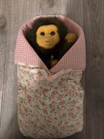 Handpop aap cimpasee baby aapje in slaapzakje, vintage, Ophalen of Verzenden, Gebruikt, Overige typen