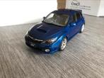 Otto mobile 1/18 subaru Impreza wrx sti s206 mica blauw., OttOMobile, Zo goed als nieuw, Auto, Ophalen