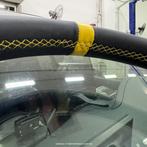 Nardi Personal Trophy leder stuur sportstuur 350mm geel, Auto diversen, Tuning en Styling, Ophalen of Verzenden