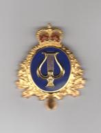 Canadese Leger Muzikant Embleem, Ophalen of Verzenden, Landmacht, Engeland, Embleem of Badge