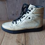 Balenciaga enkelhoge leren veter schoenen beige maat 37, Ophalen, Balenciaga, Beige, Lage of Enkellaarzen