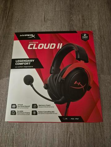NIEUW HyperX Cloud II - gaming headset 7.1 Surround Sound beschikbaar voor biedingen